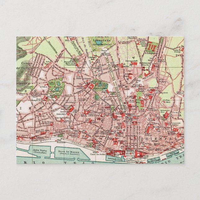 Postale Carte ancienne de Lisbonne Portugal (Devant)