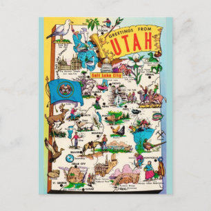 Postale Carte ancienne de l'Utah