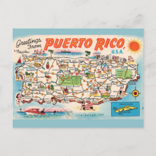 Postale Carte ancienne de Porto Rico