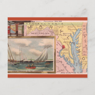 Postale Carte ancienne du Maryland