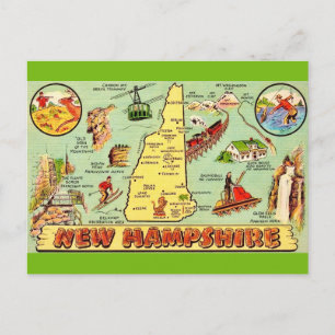Postale Carte ancienne du New Hampshire