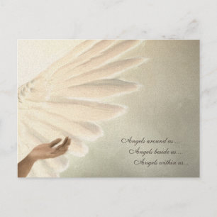Postale Carte Angels Wings - Conception Modèle sur command