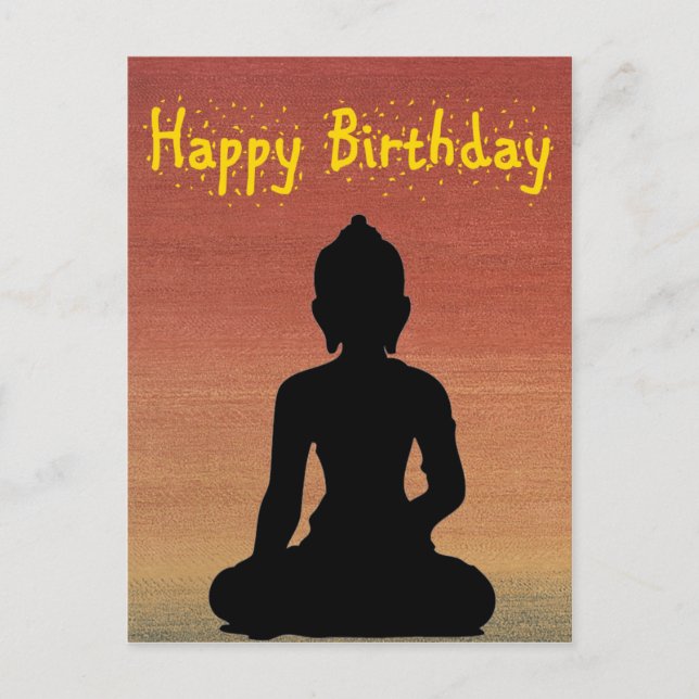Postale Carte anniversaire_Bouddha2 (Devant)