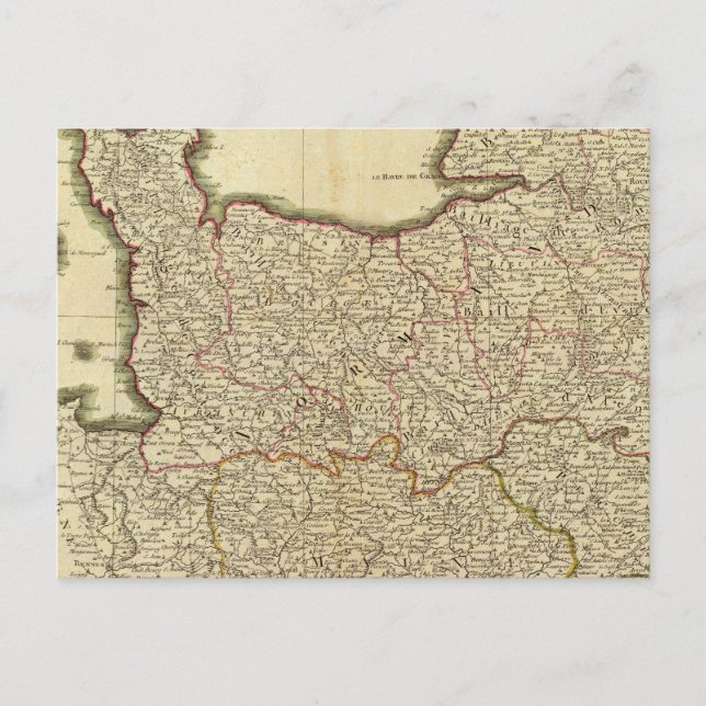 Postale Carte antique de France (Devant)