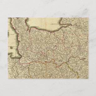 Postale Carte antique de France