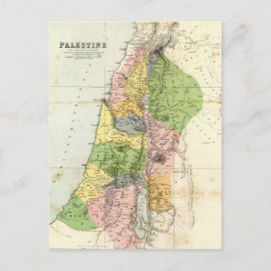 Postale Carte antique - Palestine biblique