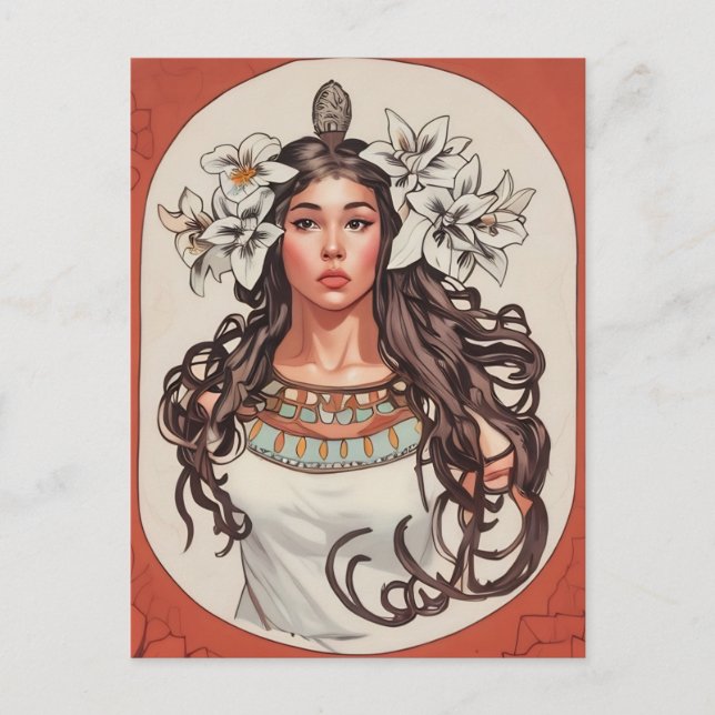 Postale Carte Art Nouveau La Princesse Lointaine (Devant)