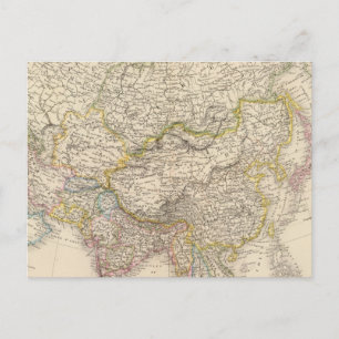 Postale Carte Asie 2
