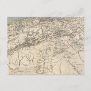 Postale Carte Atlas Algérie