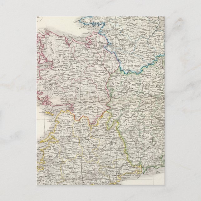 Postale Carte Atlas irlandais (Devant)