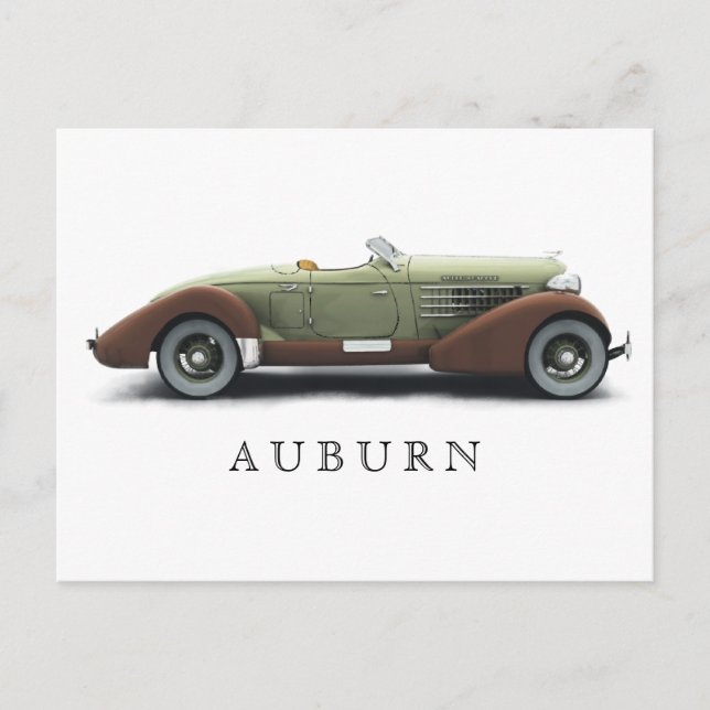 Postale Carte Auburn_851 (Devant)