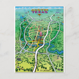Postale Carte Austin