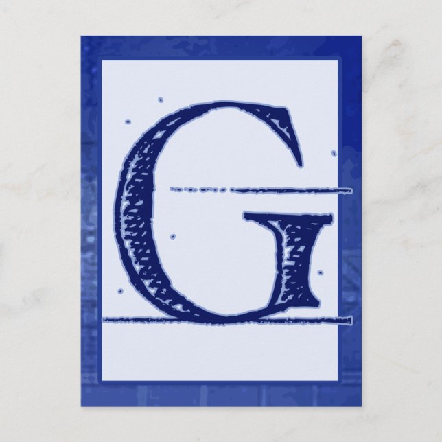 Postale Carte Bannière de type "G" (Devant)
