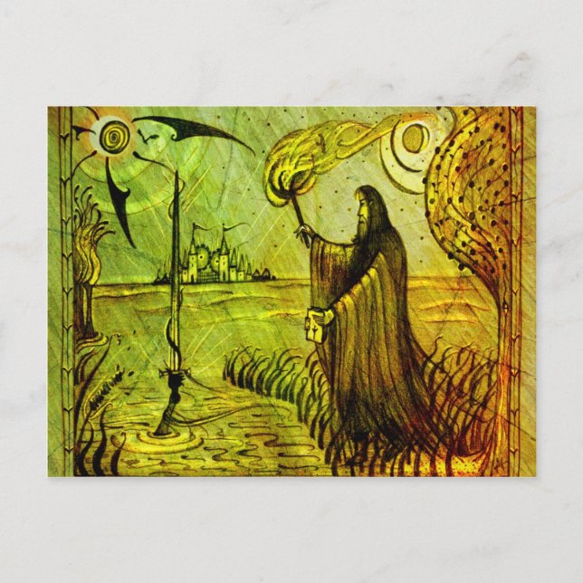 Postale Carte Be Wise in Nature (Devant)