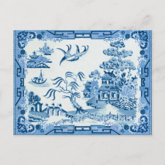Postale Carte bleue Willow