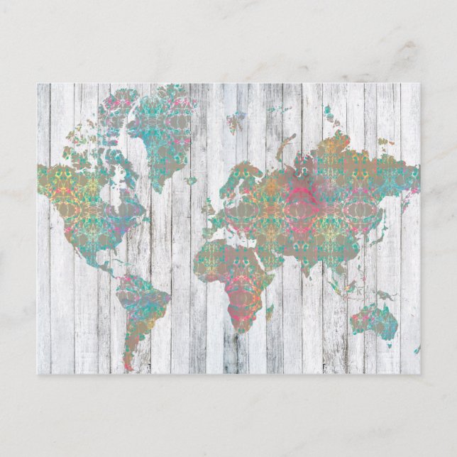 Postale Carte Boho II (Devant)