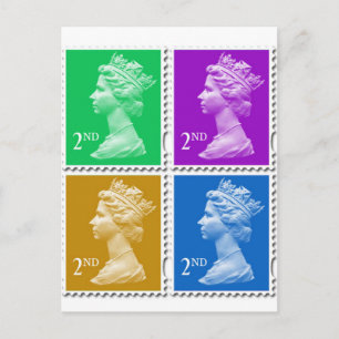 Postale Carte britannique Stamp
