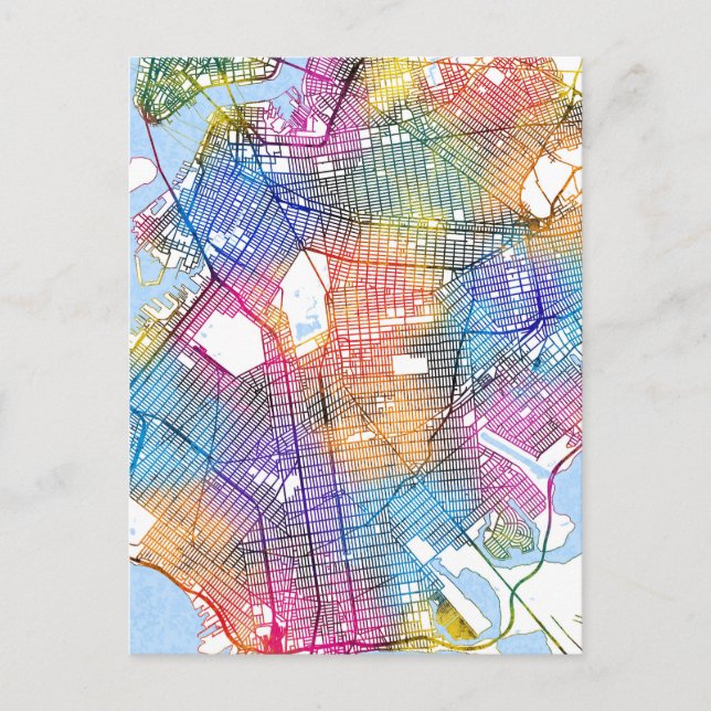 Postale Carte Brooklyn New York (Devant)