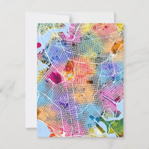 Postale Carte Brooklyn New York