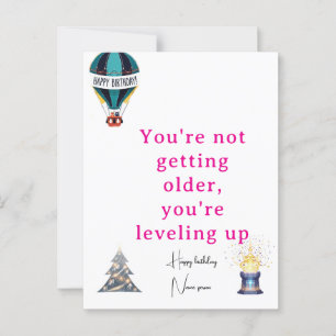 Postale Carte cadeau d'anniversaire Idée cadeau unique et 