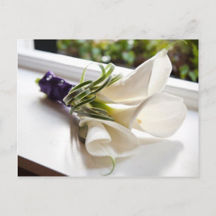 Postale Carte Calla Lily