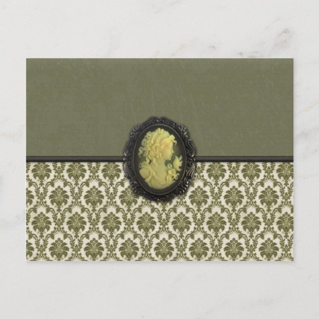 Postale Carte Camion et tissu vintage (Devant)