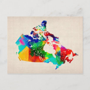 Postale Carte Canada