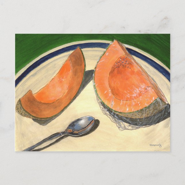 Postale Carte Cantalope Juicy (Devant)