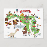 Carte Cartographique du Maryland