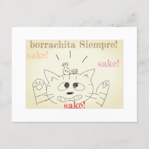 Postale carte chat