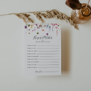 Postale Carte classique de Baby shower coloré d'espoirs et