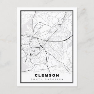 Postale Carte Clemson