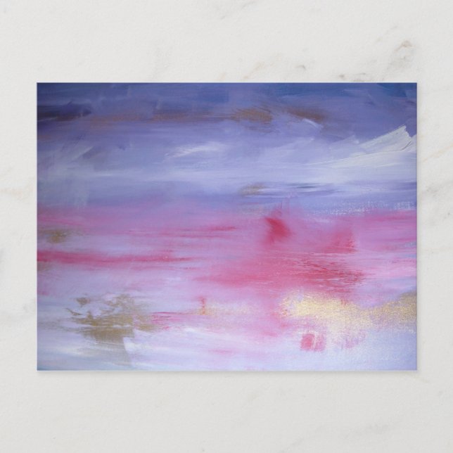 Postale Carte Cloud rose (Devant)