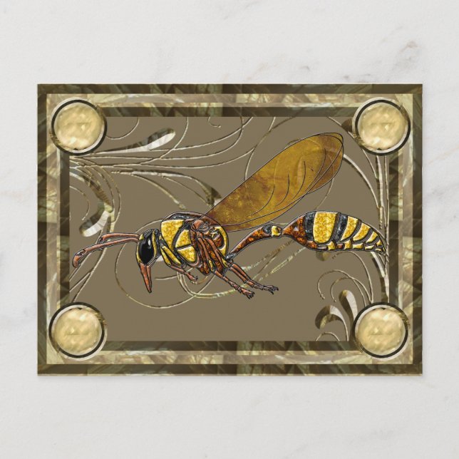 Postale Carte Collector Potter Wasp (Devant)