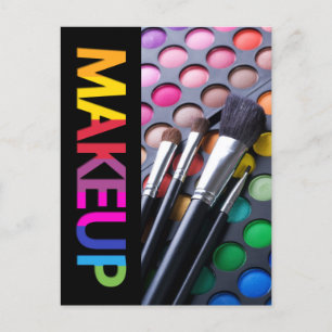 Postale Carte Comp Artiste maquillage