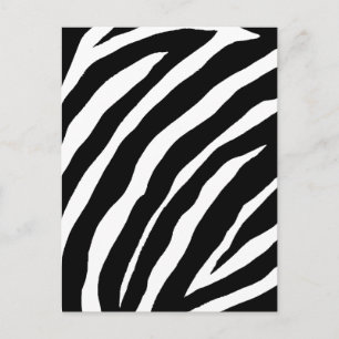 Postale Carte cool Zebra Stripes