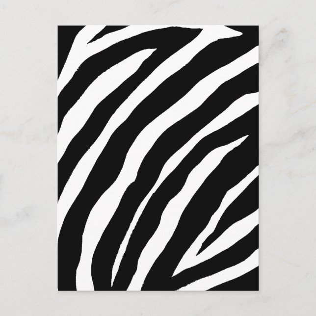Postale Carte cool Zebra Stripes (Devant)