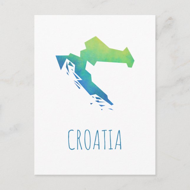 Postale Carte Croatie (Devant)