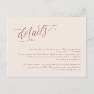 Postale Carte d'accompagnement modifiable à couleur pour l