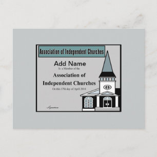 Postale Carte d'adhésion AofIC
