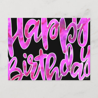 Postale Carte d'anniversaire