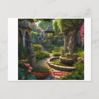 Postale Carte d'anniversaire