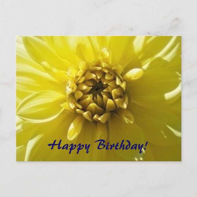 Postale Carte d'anniversaire (Devant)