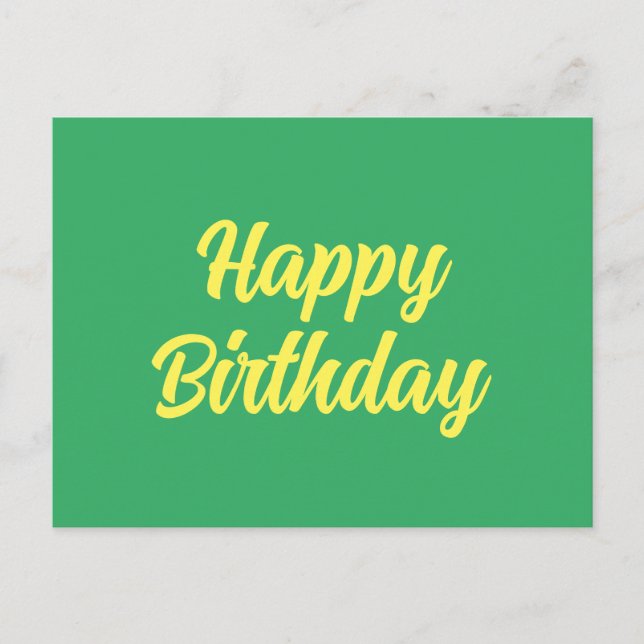 Postale Carte d'anniversaire  (Devant)