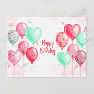 Postale Carte d'anniversaire
