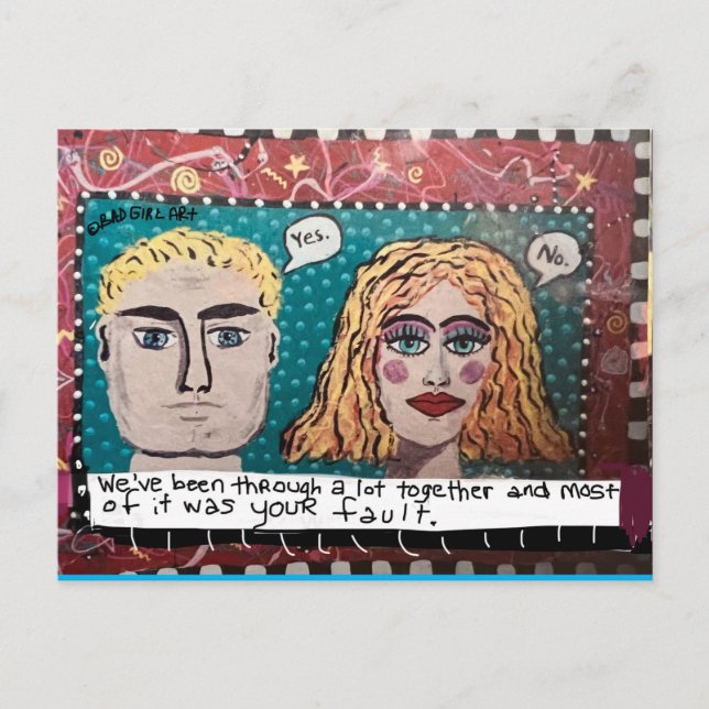 Postale Carte d'anniversaire (Devant)