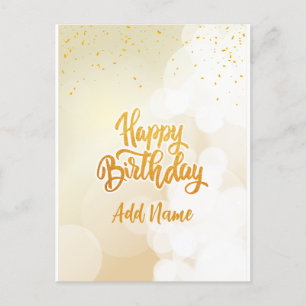 Postale Carte d'anniversaire