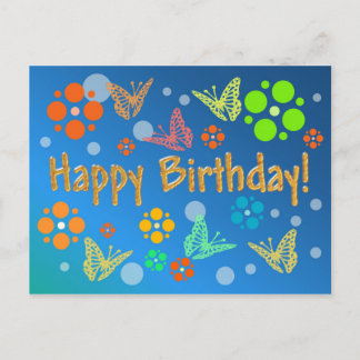 Postale Carte d'anniversaire