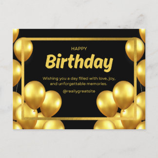 Postale Carte d'anniversaire 2025