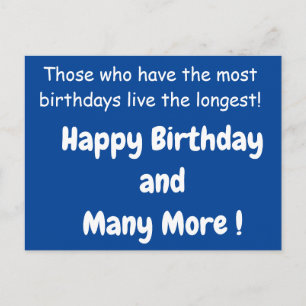 Postale Carte d'anniversaire amusante